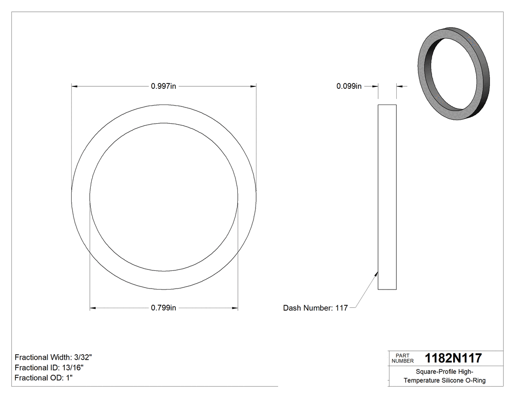 Technical drawing - 1182N117